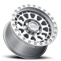 17x9 black rhino primm silver w/ mirror face & machined ring 6x5.5/139.7 0mm