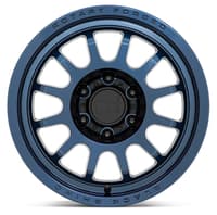 17x8.5 black rhino rapid midnight blue (rotary forged) 5x150 10mm