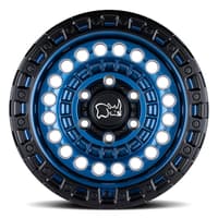 20x9.5 black rhino sentinel cobalt blue w/ black lip 6x5.5/139.7 12mm