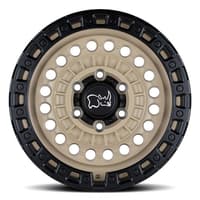 20x9.5 black rhino sentinel desert sand w/ black lip 8x6.5/165 12mm