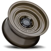 (clearance - no return) 17x9.5 black rhino solid gloss alligator green 6x5.5/139.7 -12mm