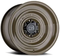 (clearance - no return) 17x9.5 black rhino solid gloss alligator green 6x5.5/139.7 -12mm