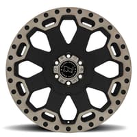 Black Rhino Warlord Matte Black w/ Machined Dark Tint Lip