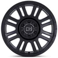 17x8 black rhino yellowstone matte black 6x130 45mm