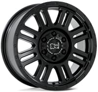17x8 black rhino yellowstone matte black 6x130 45mm