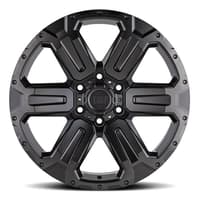 18x9 black rhino wanaka matt gunmetal w/ brushed face & tinted 6x5.5/139.7 12mm