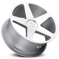 24x10 blaque diamond bd-15 silver w/ machined face 6x5.5/139.7 25mm