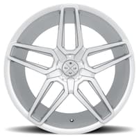 Blaque Diamond BD-17-5 Silver w/ Machined Face