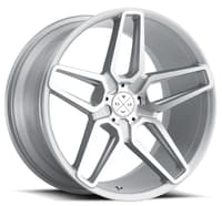 Blaque Diamond BD-17-5 Silver w/ Machined Face
