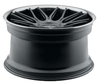 Blaque Diamond BD-27 Satin Black w/ Black Chrome Stainless Steel Lip