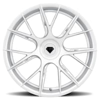22x12 blaque diamond bd-f18 brushed silver (flow forged) (custom)