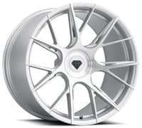 20x11 blaque diamond bd-f18 brushed silver (flow forged) (deep concave) 5x120 10mm
