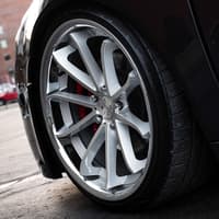 22x9 blaque diamond bd-23 gloss silver w/ chrome stainless steel lip 5x120 33mm