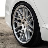 20x11 blaque diamond bd-27 silver machined face w/ chrome stainless steel lip 5x4.5/114.3 42mm