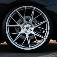 19x10 blaque diamond bd-f18 brushed silver (flow forged) 5x112 42mm