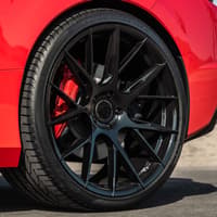 19x9.5 blaque diamond bd-f18 gloss black (flow forged) 5x4.5/114.3 25mm