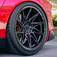 20x10 blaque diamond bd-f20 gloss black (deep concave) (flow forged) (true directional) (left) (custom)