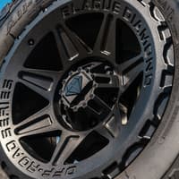 20x10 blaque diamond off-road bd-o102 matte textured black (flow forged) 6x135 6x5.5/139.7 1mm