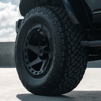 18x9 blaque diamond off-road bd-o728 matte textured black (flow forged) 5x5/127 5x5.5/139.7 1mm