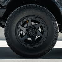 17x9 blaque diamond off-road bd-o728 matte textured black (flow forged) 5x5/127 5x5.5/139.7 1mm