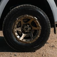18x9 blaque diamond off-road bd-o728 matte bronze (flow forged) 5x5/127 5x5.5/139.7 -12mm