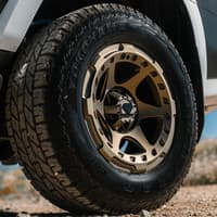 20x10 blaque diamond off-road bd-o728 matte bronze (flow forged) 5x5/127 5x5.5/139.7 -18mm