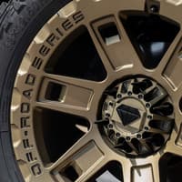 17x9 blaque diamond off-road bd-o801 matte bronze (flow forged) 5x5/127 5x5.5/139.7 -12mm
