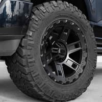 17x9 blaque diamond off-road bd-o801 matte textured black (flow forged) 6x135 6x5.5/139.7 1mm