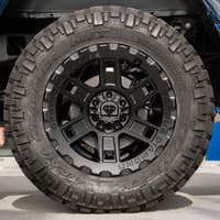 17x9 blaque diamond off-road bd-o801 matte textured black (flow forged) 6x135 6x5.5/139.7 1mm