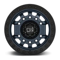 (clearance - no returns) 17x8.5 black rhino avenger beadlock navy blue w/ black hardware (true beadlock) 6x5.5/139.7 0mm