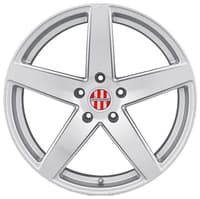 (clearance - no returns) 19x11 victor equipment baden silver w/ mirror cut face (rotary forged) 5x130 55mm