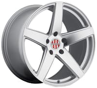 (clearance - no returns) 19x11 victor equipment baden silver w/ mirror cut face (rotary forged) 5x130 55mm