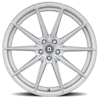 (clearance - no returns) 20x8.5 brada cx1 brushed silver (rotary forged) (semi concave) (custom)