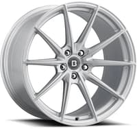 (clearance - no returns) 20x10.5 brada cx1 brushed silver (rotary forged) (super deep concave) (custom)