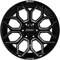 20x10 built off-road bto-4 gloss black milled 6x135 6x5.5/139.7 -19mm