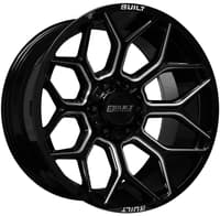 20x10 built off-road bto-4 gloss black milled 6x135 6x5.5/139.7 -19mm