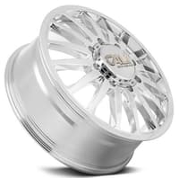 22x8.25 cali off-road summit dually front 9110d polished w/ milled spokes 8x210 115mm 154.2 c.b.