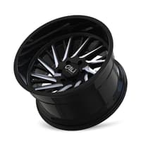 24x14 cali off-road pure 9114bm gloss black milled (* may require trimming) 8x180 -76mm