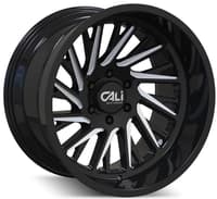 24x14 cali off-road pure 9114bm gloss black milled (* may require trimming) 8x180 -76mm