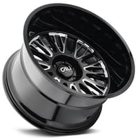 20x10 cali off-road vertex 9116 gloss black milled 6x5.5/139.7 -25mm