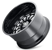 24x14 cali off-road paradox 9113bm gloss black w/ milled spokes (* may require trimming) 8x6.5/165 -76mm