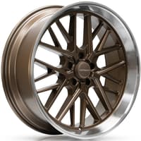 20x8.5 corsart kingpin 5 r504 matte bronze diamond cut lip 5x5/127 6mm