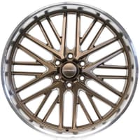 24x10 corsart kingpin 6 r506 matte bronze diamond cut lip 6x5.5/139.7 25mm