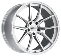 (clearance - no returns) 20x11 cray spider silver w/ mirror cut face (rotary forged) 5x4.75/120.7 76mm