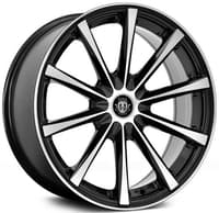 18x8.5 curva concepts c10n gloss black machined 5x4.5/114.3 35mm