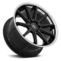 Curva Concepts C24 Gloss Black w/ Stainless Steel Chrome Lip