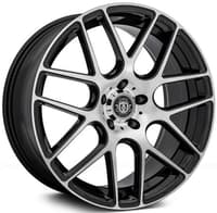 20x8.5 curva concepts c7 gloss black machined 5x120 35mm