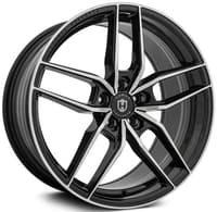 20x8.5 curva concepts cff25 gloss black machined (flow forged) 5x120 35mm