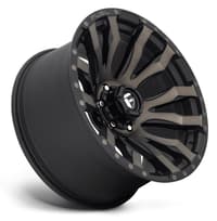 20x10 fuel off-road blitz matte black machined w/ double dark tint d674 8x6.5/165 -18mm