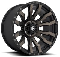 20x10 fuel off-road blitz matte black machined w/ double dark tint d674 5x5/127 -18mm